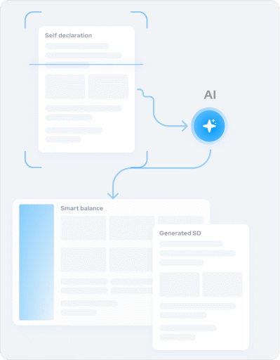 AI PDF reader and SD generation